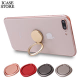 Ikase store Finger Ring Holder For Mobile Phone Universal Magnetic 360 Degree Metal Stand Holder For iPhone for Samsung