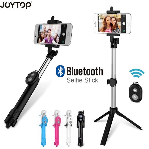 JOYTOP Tripod Monopod Selfie Stick Bluetooth With Button Pau De Palo selfie stick for iphone for Android samgsung for huawei