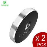 FLOVEME Magnetic Car Phone Holder[2 pack],Universal Wall Desk Metal Magnet Sticker Mobile Stand Phone Holder Car Mount Support