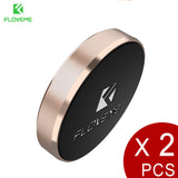 FLOVEME Magnetic Car Phone Holder[2 pack],Universal Wall Desk Metal Magnet Sticker Mobile Stand Phone Holder Car Mount Support