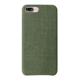 Ikase Store Fabric Mobile Phone Case for iPhone Xs Max XR X 8 7 6 6s Plus Cloth Cell Phone Case Back Cover For Apple