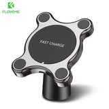 FLOVEME Car Mount Qi Wireless Charger For Samsung Galaxy S9 S10 S8 Note 9 Wireless Charging Car Phone Holder For iPhone XS MAX X