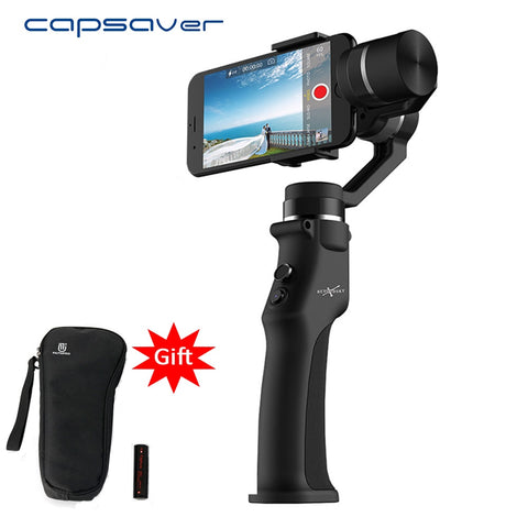 capsaver 3 Axis Handheld Gimbal Stabilizer Selfie Stick Stabilizer for Phone Xiaomi iPhone Bluetooth APP Portable Mobile Gimbal