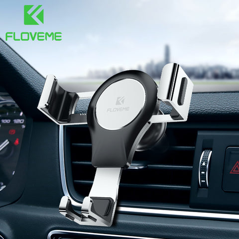 FLOVEME Gravity Car Phone Holder Air Vent Mount Stand For Phone in Car No Magnetic Auto Mobile Holder Smartphone Support Cell