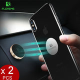 FLOVEME Magnetic Car Phone Holder[2 pack],Universal Wall Desk Metal Magnet Sticker Mobile Stand Phone Holder Car Mount Support