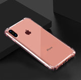 Transparent mobile phone case with four-corner inflatable protective sheath for iPhone Free shipping