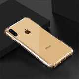 Transparent mobile phone case with four-corner inflatable protective sheath for iPhone Free shipping