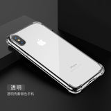 Transparent mobile phone case with four-corner inflatable protective sheath for iPhone Free shipping