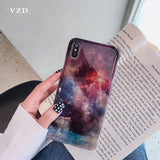 Dark Star for iPhonex Mobile Shell for iphone xs max Female 8plus/7/6s Female x/xr Anti-fall Soft Silicone