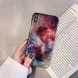 Dark Star for iPhonex Mobile Shell for iphone xs max Female 8plus/7/6s Female x/xr Anti-fall Soft Silicone