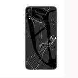 Luxury Marble Glass Phone Case for Xiaomi Redmi Note 7 MI 9
