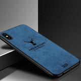 Cloth Elk Phone Case For iPhone XS Max SX XR  Case For iPhone 7 8 X 6 6S Plus