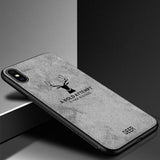 Cloth Elk Phone Case For iPhone XS Max SX XR  Case For iPhone 7 8 X 6 6S Plus