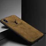 Cloth Elk Phone Case For iPhone XS Max SX XR  Case For iPhone 7 8 X 6 6S Plus