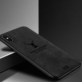 Cloth Elk Phone Case For iPhone XS Max SX XR  Case For iPhone 7 8 X 6 6S Plus