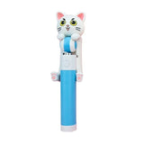 Cute Cat Selfie Stick Monopod Stainless Steel for IOS/Android/Xiaomi/Redmi/Smartphones 14cm-68cm Stick for Selfie