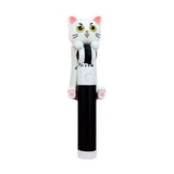 Cute Cat Selfie Stick Monopod Stainless Steel for IOS/Android/Xiaomi/Redmi/Smartphones 14cm-68cm Stick for Selfie